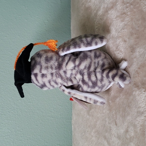 Wiser the Owl 🎓🦉Ty Beanie Baby Graduation Bird🦉 Gift Kids Toy Collectible NWT - Picture 8 of 12